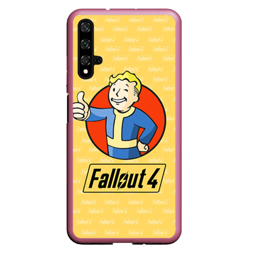 Чехол для Honor 20 Fallout, цвет малиновый