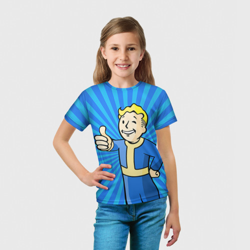 Детская футболка 3D Fallout, цвет 3D печать - фото 5