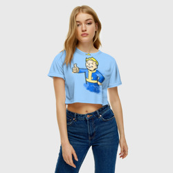 Женская футболка Crop-top 3D Fallout - фото 2