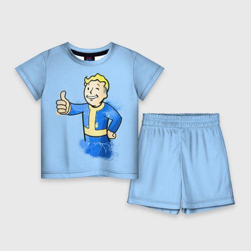 Детский костюм с шортами 3D Fallout, цвет 3D печать