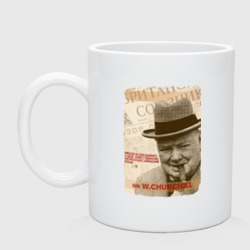 Кружка керамическая Черчилль