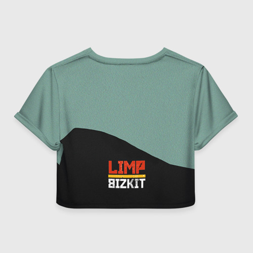 Женская футболка Crop-top 3D Limp Bizkit - фото 2