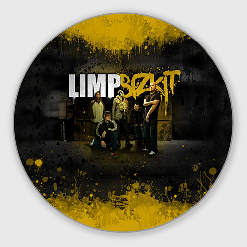 Круглый коврик для мышки Limp Bizkit