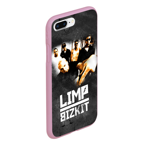 Чехол для iPhone 7Plus/8 Plus матовый Limp Bizkit, цвет розовый - фото 3