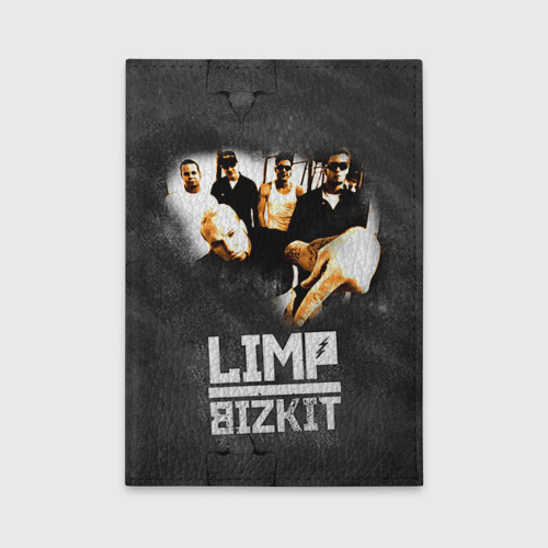 Обложка для автодокументов Limp Bizkit, цвет красный