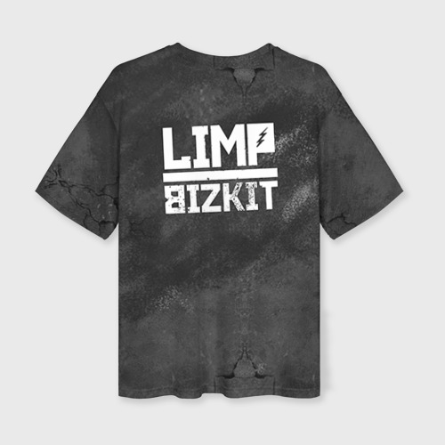 Женская футболка oversize 3D Limp Bizkit, цвет 3D печать - фото 2