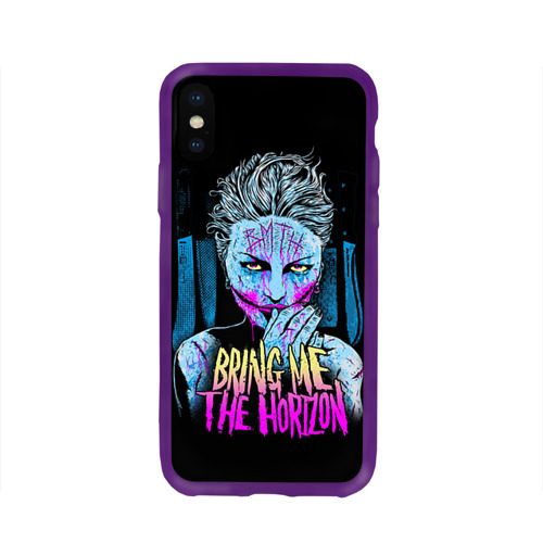 Чехол для Apple iPhone X силиконовый глянцевый Bring Me The Horizon Фото 01 Чехол для Apple iPhone X силиконовый глянцевый Bring Me The Horizon Фото 01