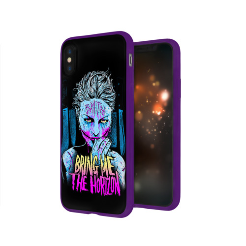 Чехол для Apple iPhone X силиконовый глянцевый Bring Me The Horizon Фото 01 Чехол для Apple iPhone X силиконовый глянцевый Bring Me The Horizon Фото 01