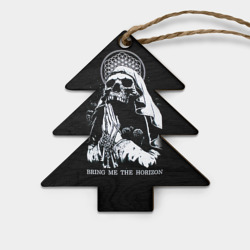 Игрушка деревянная Ёлочка Bring Me The Horizon
