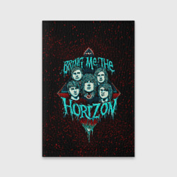 Обложка для паспорта матовая кожа Bring Me The Horizon