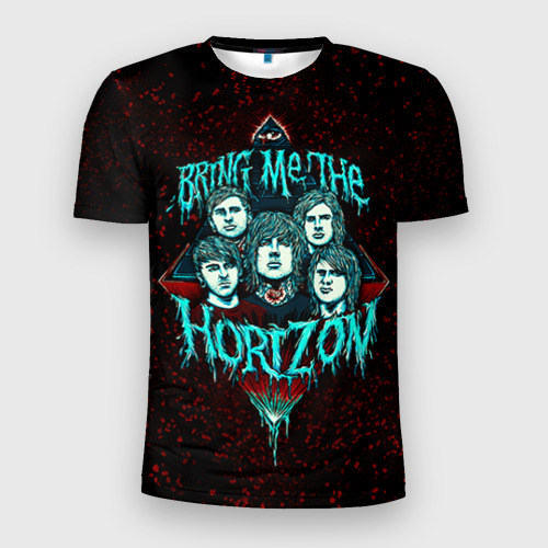 Мужская футболка 3D Slim Bring Me The Horizon, цвет 3D печать