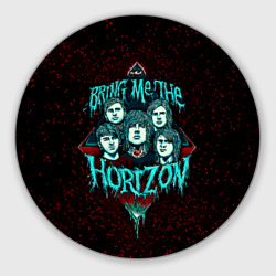 Круглый коврик для мышки Bring Me The Horizon