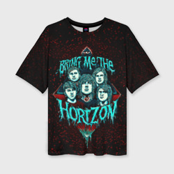 Женская футболка oversize 3D Bring Me The Horizon