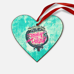 Деревянная игрушка Сердце Bring Me The Horizon