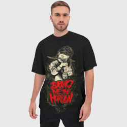 Мужская футболка oversize 3D Bring Me The Horizon - фото 2