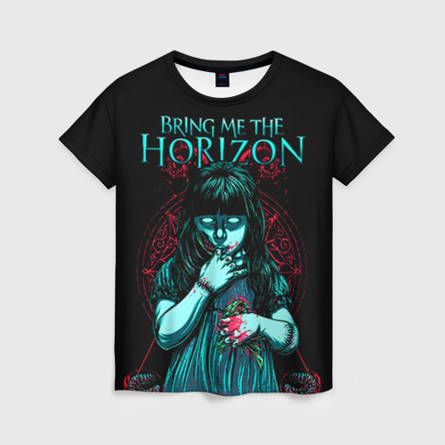 Женская футболка 3D Bring Me The Horizon, цвет 3D печать