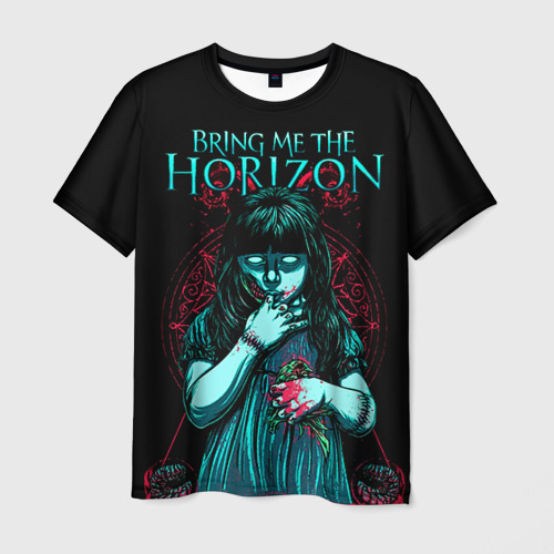 Мужская футболка с принтом Bring Me The Horizon, вид спереди №1