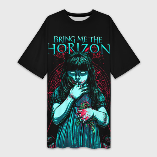 Платье-футболка 3D Bring Me The Horizon, цвет 3D печать