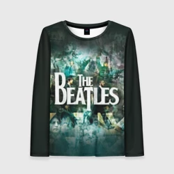 Женский лонгслив 3D The Beatles
