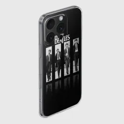 Чехол для iPhone 16 Pro силиконовый с защитой камеры The Beatles - фото 2
