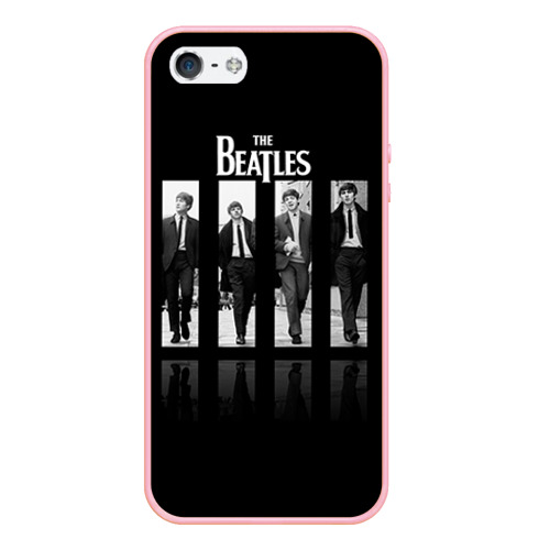 Чехол для iPhone 5/5S матовый The Beatles, цвет баблгам