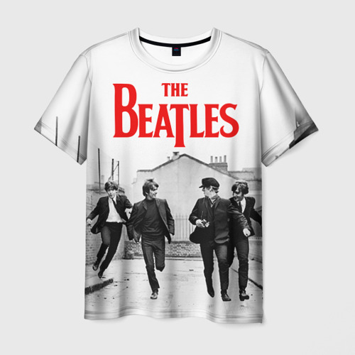 Мужская футболка 3D The Beatles, цвет 3D печать