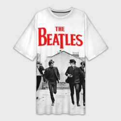 Платье-футболка 3D The Beatles