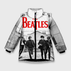 Зимняя куртка для девочек 3D The Beatles