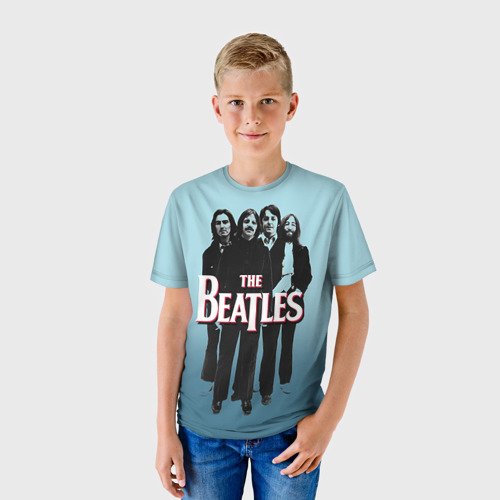 Детская футболка 3D The Beatles, цвет 3D печать - фото 3