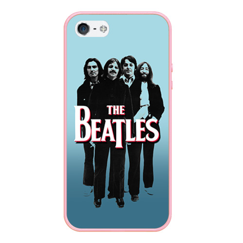 Чехол для iPhone 5/5S матовый The Beatles, цвет баблгам