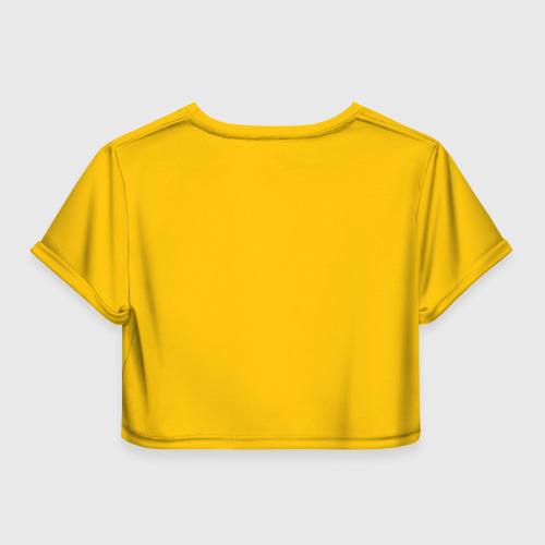 Женская футболка Crop-top 3D The Beatles, цвет 3D печать - фото 2