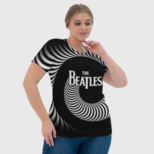 Женская футболка 3D The Beatles, цвет 3D печать - фото 6