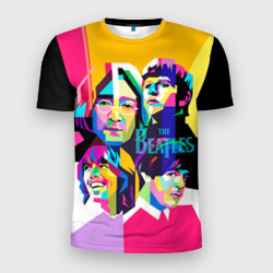 Мужская футболка 3D Slim The Beatles