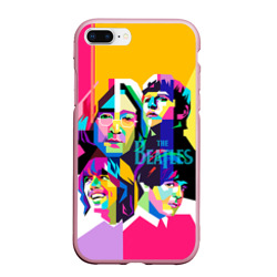 Чехол для iPhone 7Plus/8 Plus матовый The Beatles