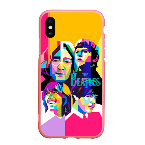 Чехол для iPhone XS Max матовый The Beatles, цвет баблгам