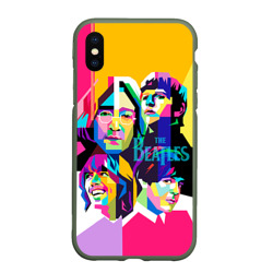 Чехол для iPhone XS Max матовый The Beatles