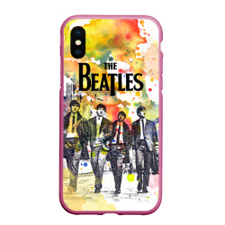 Чехол для iPhone XS Max матовый The Beatles