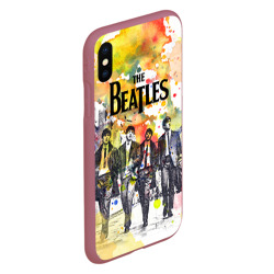 Чехол для iPhone XS Max матовый The Beatles - фото 2
