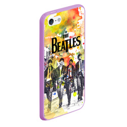 Чехол для iPhone 5/5S матовый The Beatles - фото 2