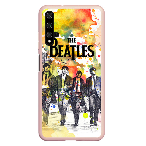 Чехол для Honor 20 The Beatles, цвет светло-розовый