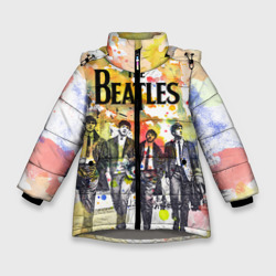 Зимняя куртка для девочек 3D The Beatles
