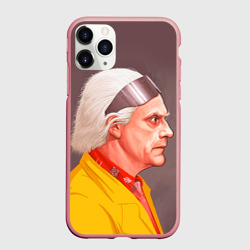 Чехол для iPhone 11 Pro Max матовый Назад в будущее