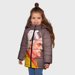 Зимняя куртка для девочек 3D Назад в будущее - фото 2