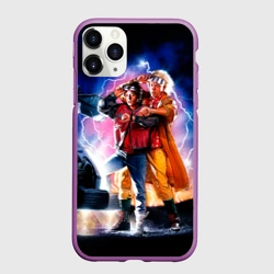 Чехол для iPhone 11 Pro матовый Назад в будущее