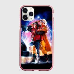 Чехол для iPhone 11 Pro Max матовый Назад в будущее