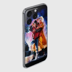 Чехол для iPhone 16 Pro Max силиконовый с защитой камеры Назад в будущее - фото 2