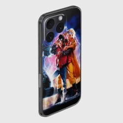 Чехол для iPhone 16 Pro силиконовый с защитой камеры Назад в будущее - фото 2