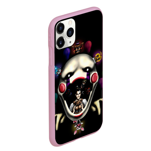 Чехол для iPhone 11 Pro Max матовый Five Nights At Freddy's, цвет розовый - фото 3