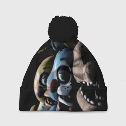 Шапка 3D c помпоном Five Nights At Freddy's