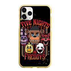 Чехол для iPhone 11 Pro Max матовый Five Nights At Freddy's
